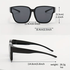 Anti Glare Fit Over Glasses Sunglasses UV400