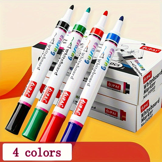 Quick Dry Whiteboard Markers Vibrant Colors Durable Plastic Tip