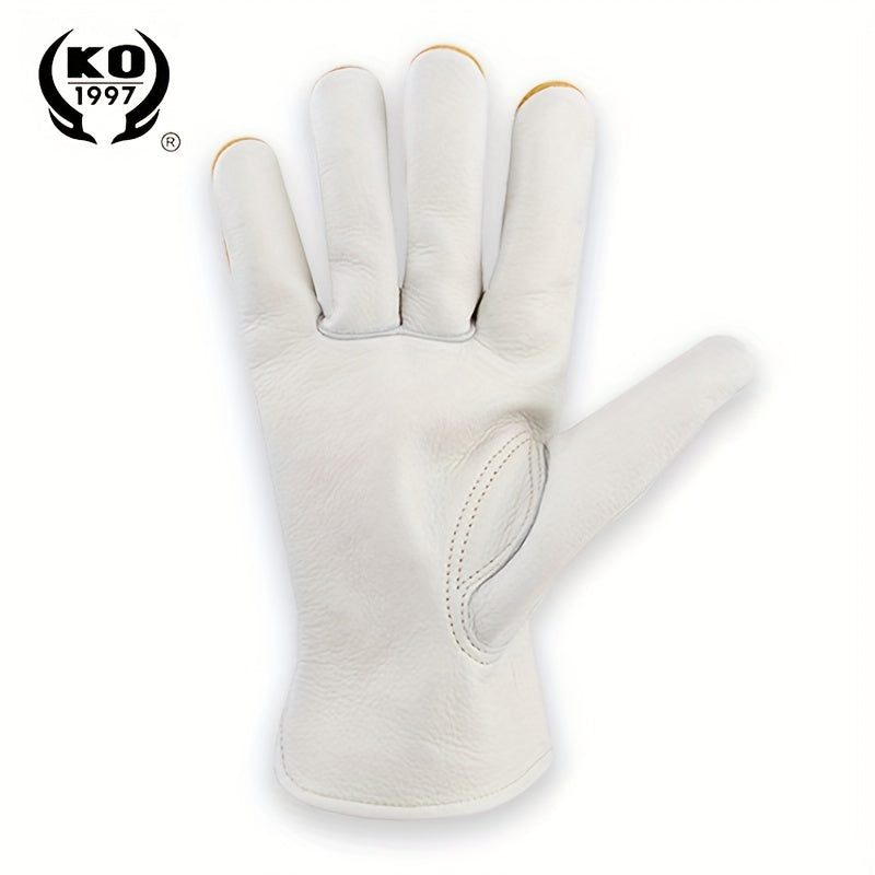 Soft Leather Work Gloves for Men and Women