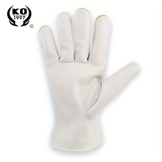 Soft Leather Work Gloves for Men and Women