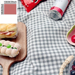 Retro Plaid Picnic Mat Outdoor Beach