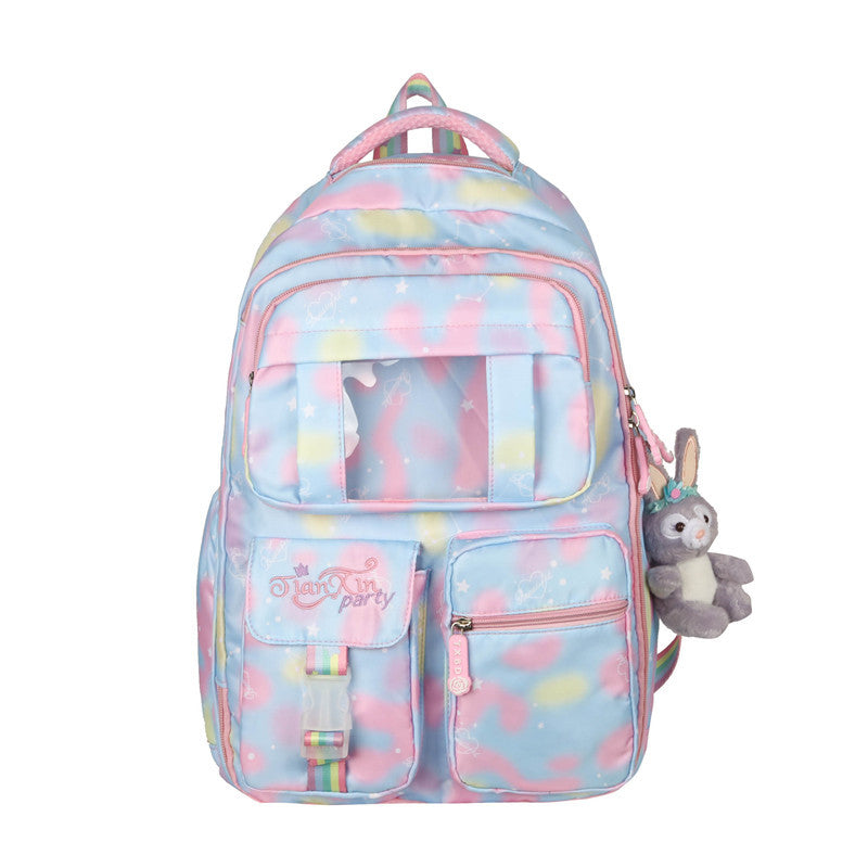 Spine Protection Schoolbag Boys Girls Backpack Large Capacity