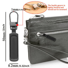 4pcs Detachable Zipper Pull Replacement For Jeans & Backpack