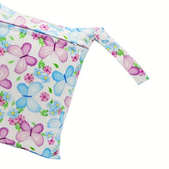 Butterfly Print 20 Small Reusable Wet Bag