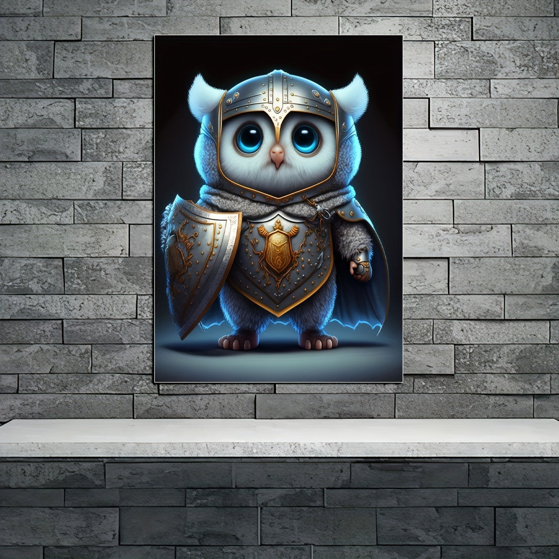 Modern Baby Owl Warrior Wall Sticker for Kids Room Decor