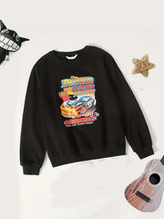 Racing Car And THE DREAM IS Boys Sweatshirt