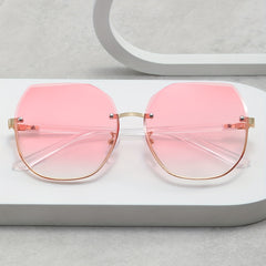 Stylish Rimless Men's Sunglasses for Street Photography