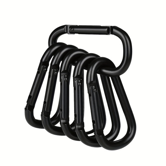 6pcs 1.57 inch Small Carabiner Keychain D-ring Key Chain Buckle