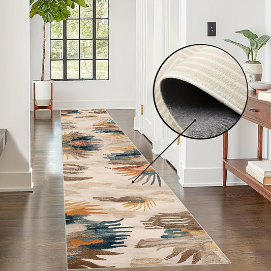 Vintage Abstract Runner Rugs Soft Laundry Room Rug Long Hallway Rug
