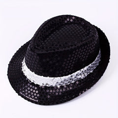 Sequins Top Hat Performance Dance Hat Decoration Holiday Dress Educational Gift