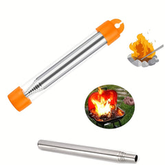 Collapsible Camping Blow Fire Tube Blowpipe