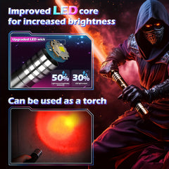 Gravity Sensing RGB Light Up Saber USB Rechargeable Sword