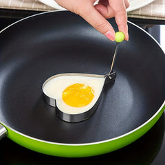 5pcs SS Omelet Shaper Fried Egg Mold Kitchen Gadgets