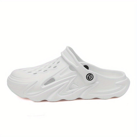 Men's Lightweight Comfy Clogs Hollow Out Non Slip Garden Shoes Summer