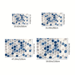 Geometric Floor Mats Living Room Bedroom Bathroom Non Slip Mats