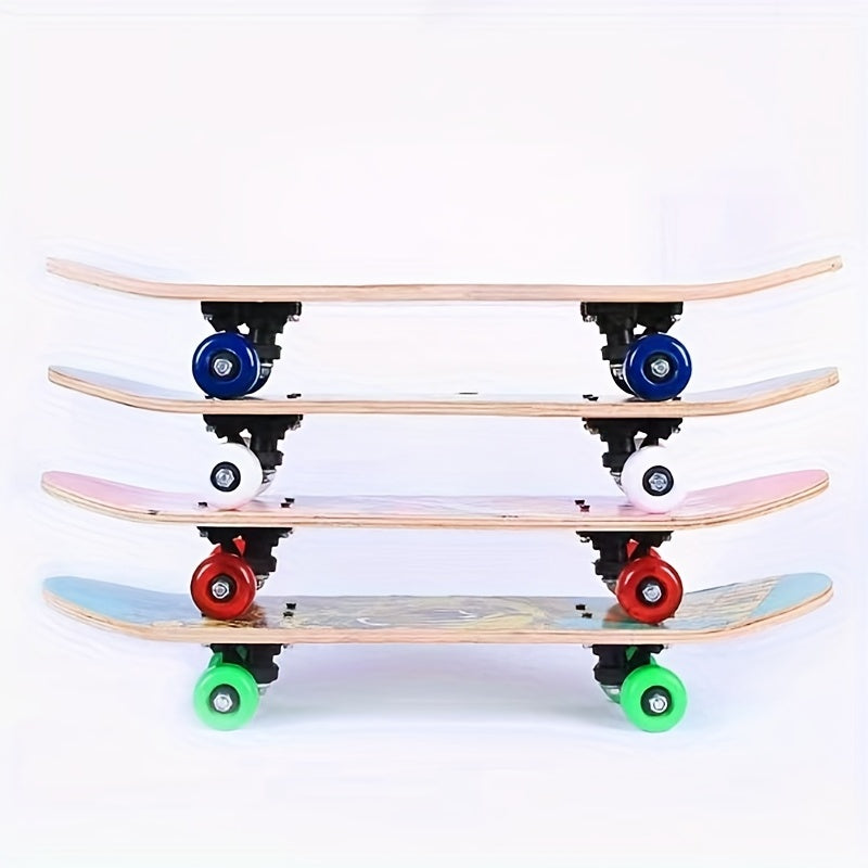 Cartoon Double Curved Maple Skateboard Stickers