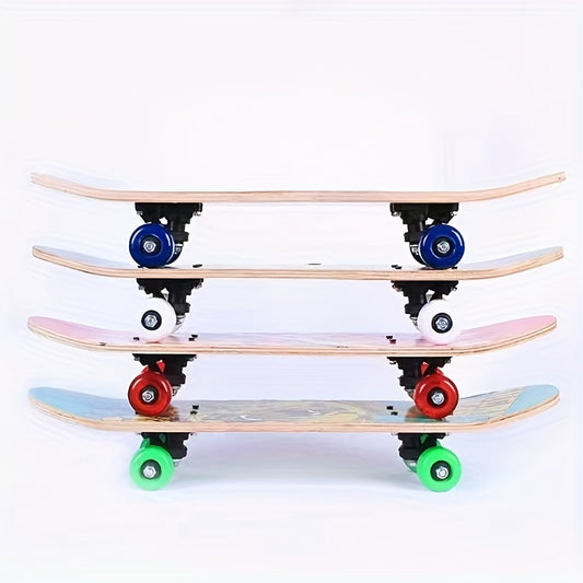 Cartoon Double Curved Maple Skateboard Stickers