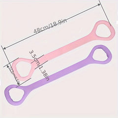 2pcs Elastic Yoga Stretching Ring Fitness Resistance Belt