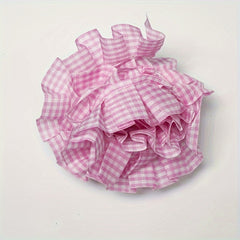Plaid Ruffle Trim 0.98 x 39.37 DIY Sewing Applique - Assorted Colors