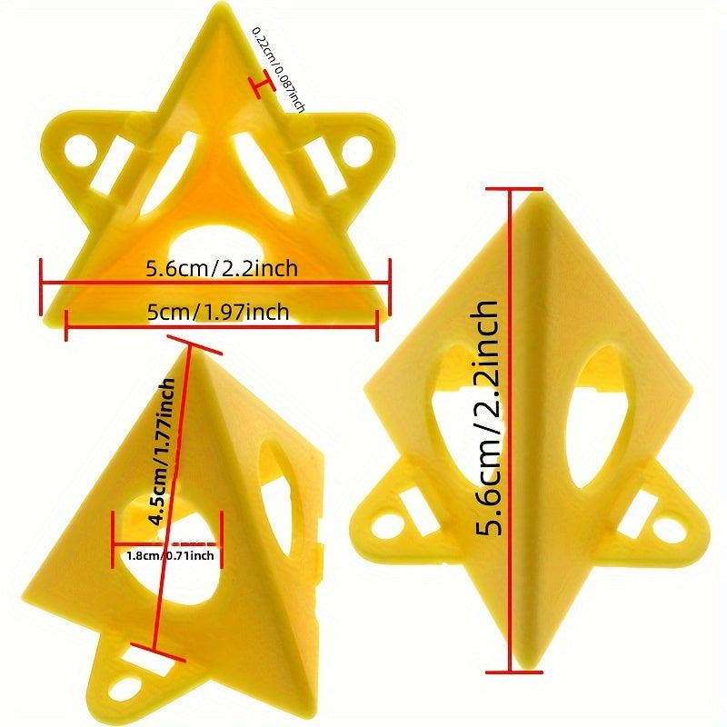 10pcs Paint Triangle Stands Painter Pyramid Stands Cabinet Paint Pouring Stands