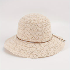 Lace Sun Hat Wide Brim Foldable Beach Hats For Women