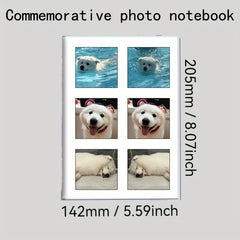 Custom Photo Notebook Personalized Memory Book for Graduation Pet Friends Family