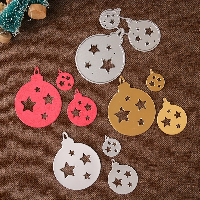 9pcs Christmas Metal Cutting Dies Xmas Tree Snowman Embossing Snowflake Stencils