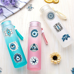 60pcs Evil Eye Stickers for Water Bottle Car Computer & More