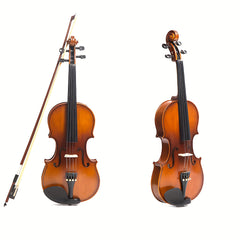 Acoustic Violin Starter Kit for Beginners with Hard Case