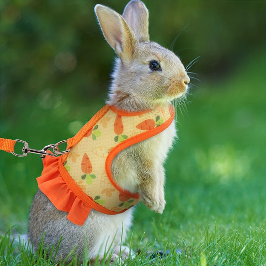 Rabbit Harness And Leash Set, Escape Proof Bunny Vest Harness