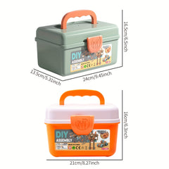 144pcs DIY Tool Box Set with Disassembly Tools