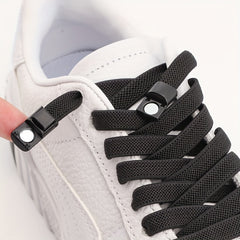 Polyester No Tie Shoelaces with Buckles for Sneakers