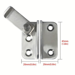 Stainless Steel Safety Hasp Door Lock for Bathroom & Bedroom Doors