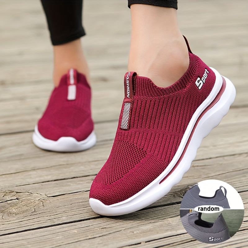 Comfortable Thick Sole Mesh Running Shoes Breathable Sneakers