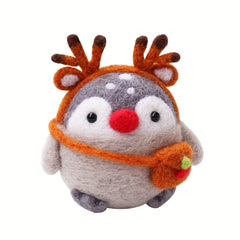 Beginner Energy Deer Needle Felting Kit DIY Art Craft