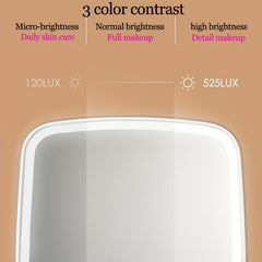 Portable Touch Screen Makeup Mirror Folding Vanity Mirror