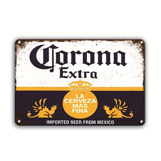 Metal Tin Sign Vintage Wall Decor Bar Open And Cheers Bar Signs For Man Cave