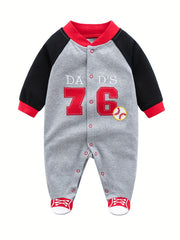 Baby Boys Long Sleeve Cotton Romper Jumpsuit Clothes