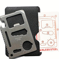 Multitool Outdoor Camping Pocket Tools 11 in 1 Lifesaving Card Survival Tool