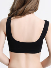 3pcs Small Pleats Seamless Sports Bras Cozy & Thin Everyday Tank Intimates