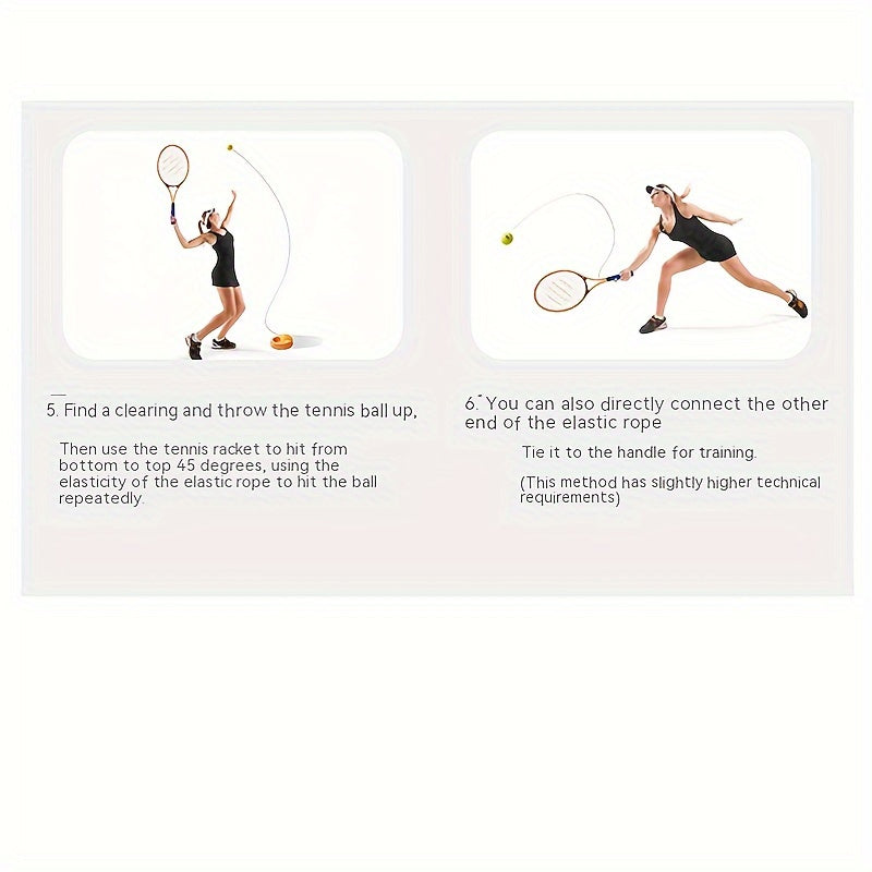 Aluminum Tennis Racket & Training Set