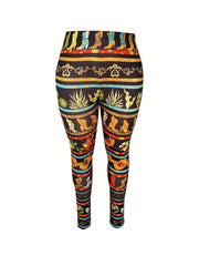  Boot Print High Rise Skinny Trousers