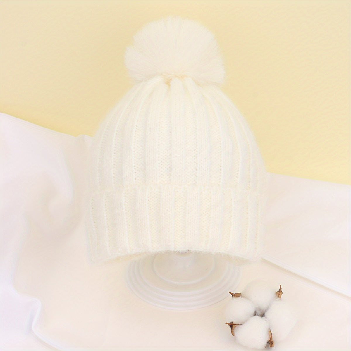 Kids' Knitted Twist Hat, 6 Mths-3 Yrs, Lightweight