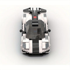 MOC Sports Car Building Kit ABS Plastic Racing Car Model Blocks Set