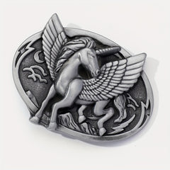 Vintage Flying Horse Belt Buckle For Women & Men