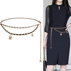 Chain Belt Women's Waist Chain Accessories for Skirt Shirt Pants