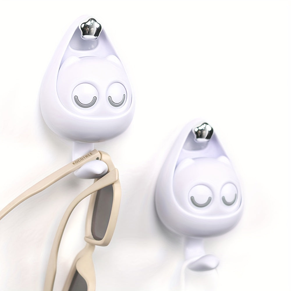 Cartoon Cat Hook Macaron Punch Strong Coat Storage Hook