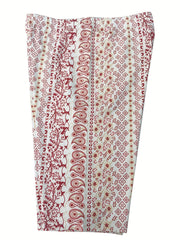 Paisley Print Boho Style Yoga Shorts High Elastic Sports Activewear