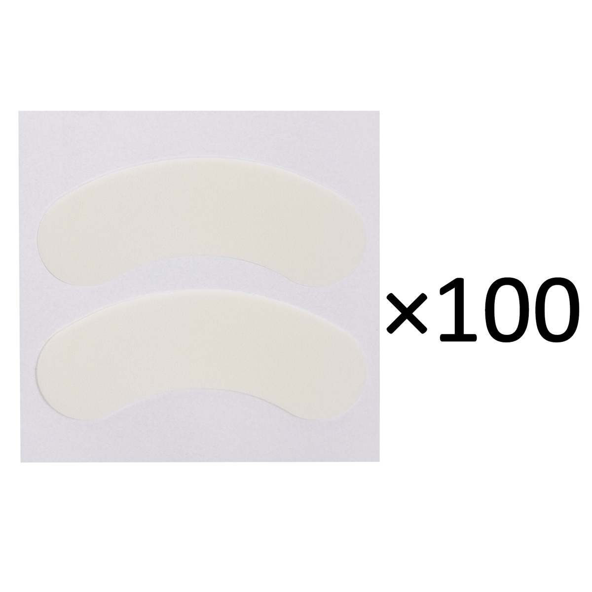 100 Pcs Hypoallergenic Foam Eye Pads for Lash Extensions