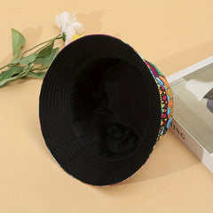 Ethnic Print Reversible Outdoor Bucket Hat
